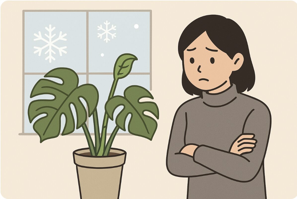 冬は新芽が出にくい