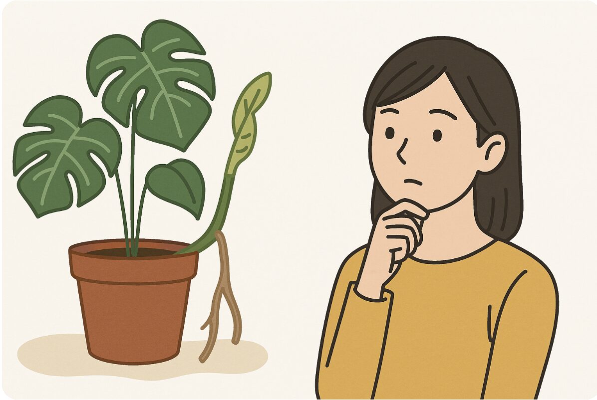 モンステラの新芽の時期に気をつけたいこと