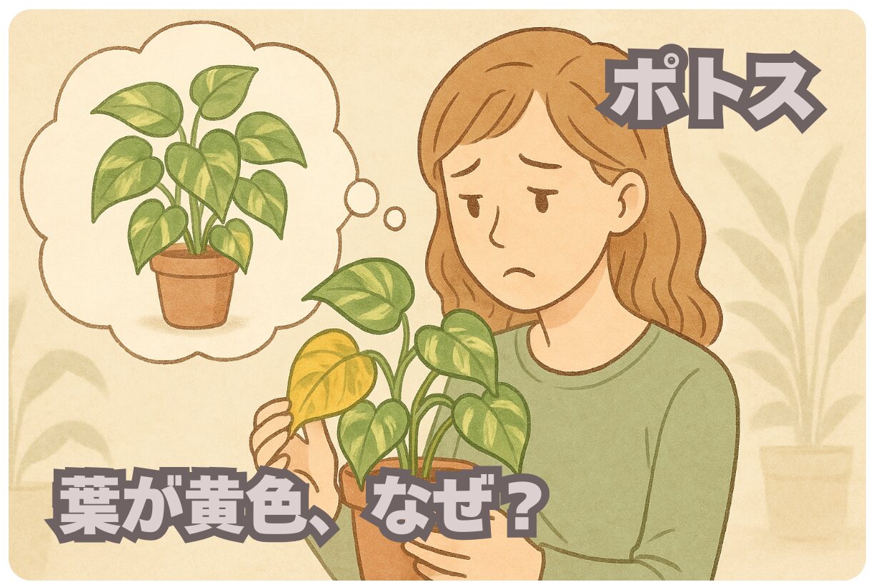 ポトスの葉が黄色くなる原因と今すぐできる対処法と元気に戻す育て方