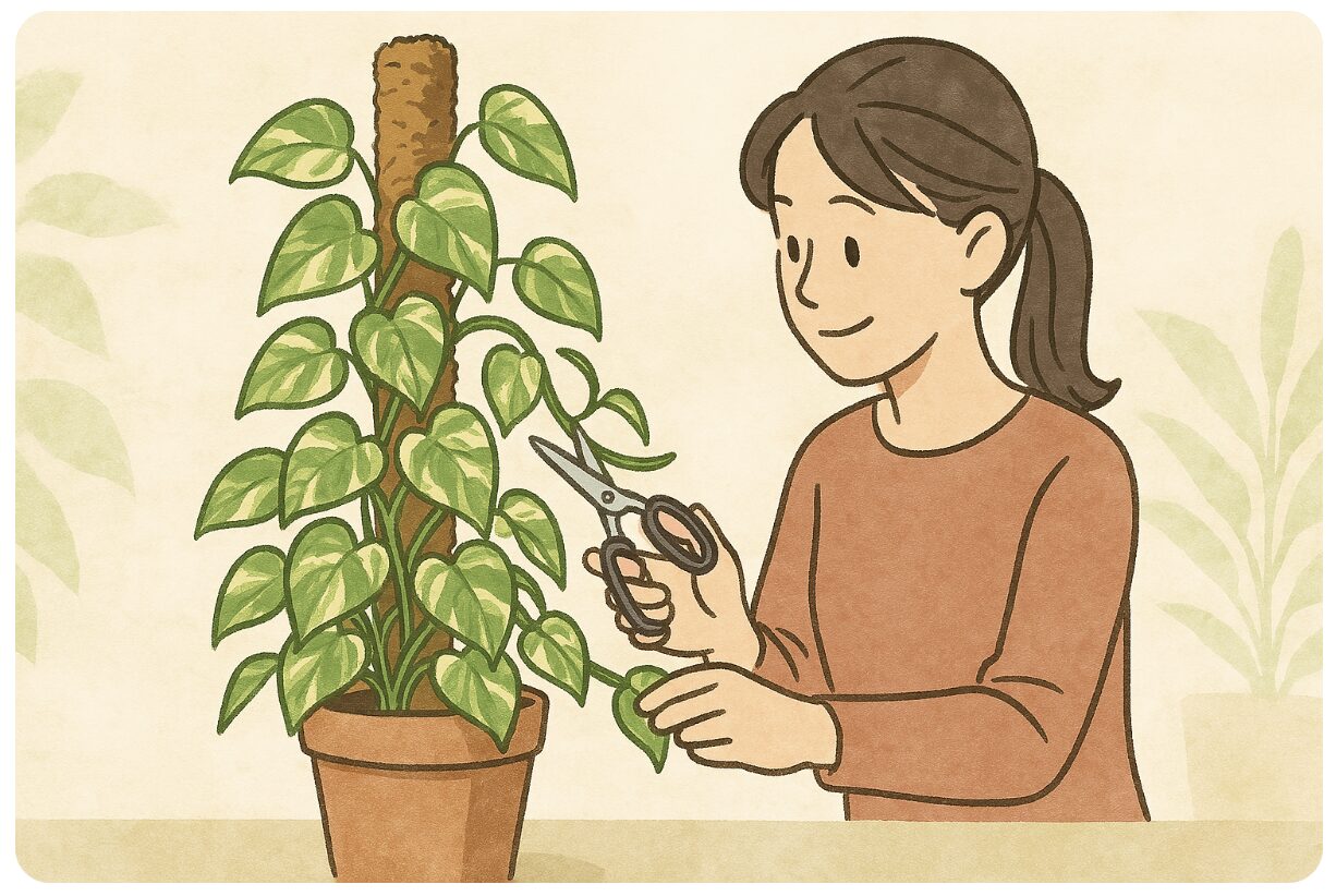 伸びすぎたときの仕立て直し方法