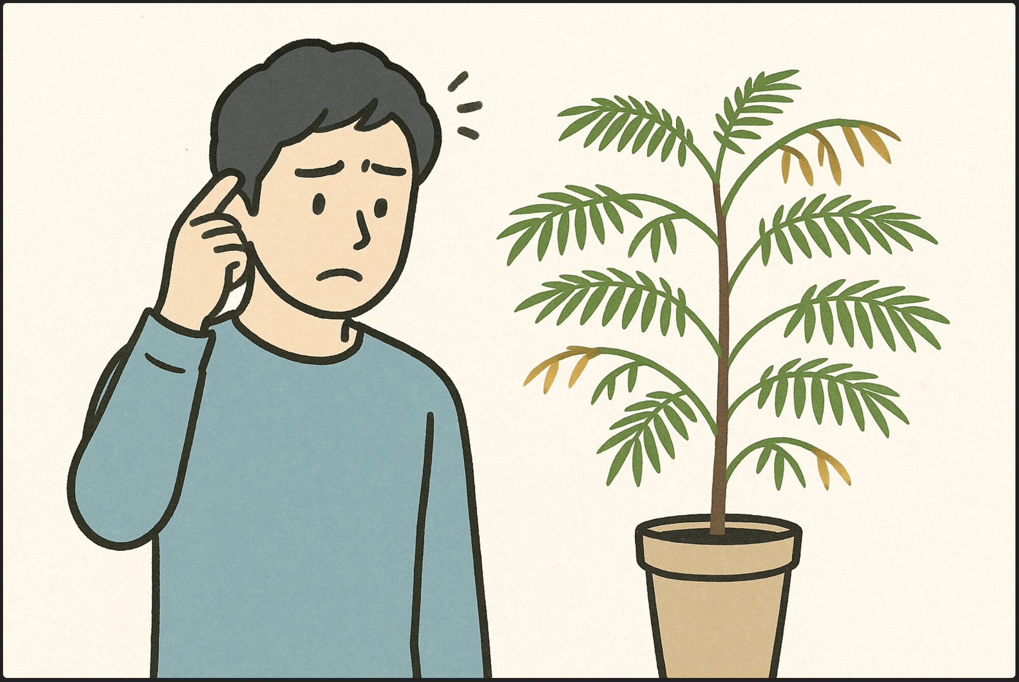 エバーフレッシュの新芽が育たない原因と復活法｜症状別に解説