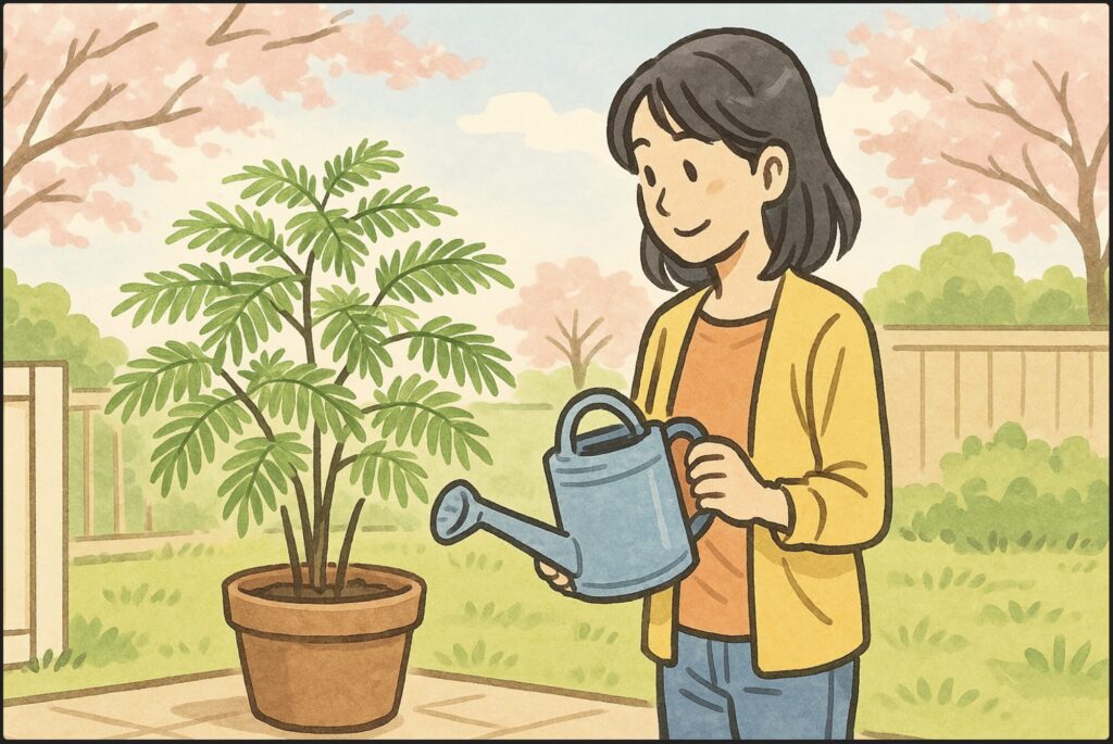 エバーフレッシュを外で育てるための季節別応用テク