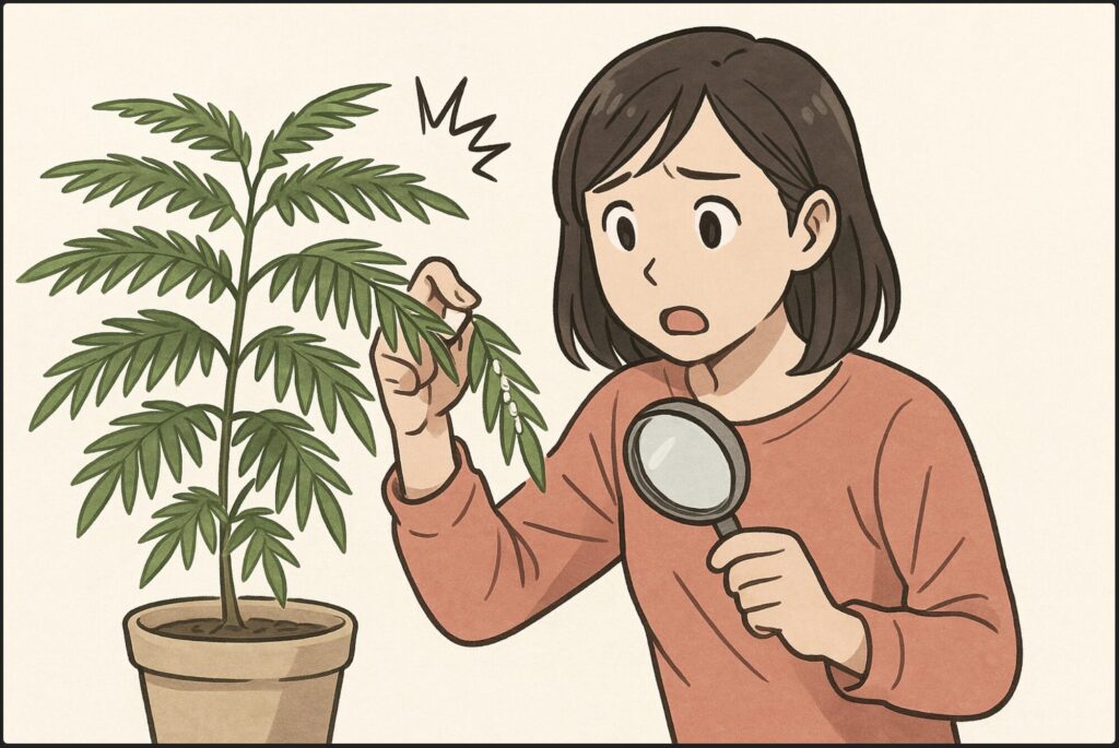 カイガラムシが観葉植物につくとどうなる？