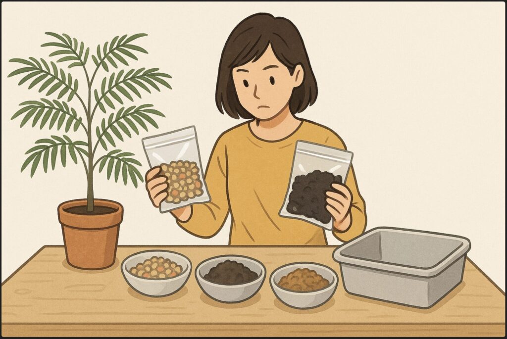 失敗しないエバーフレッシュの土配合と選び方