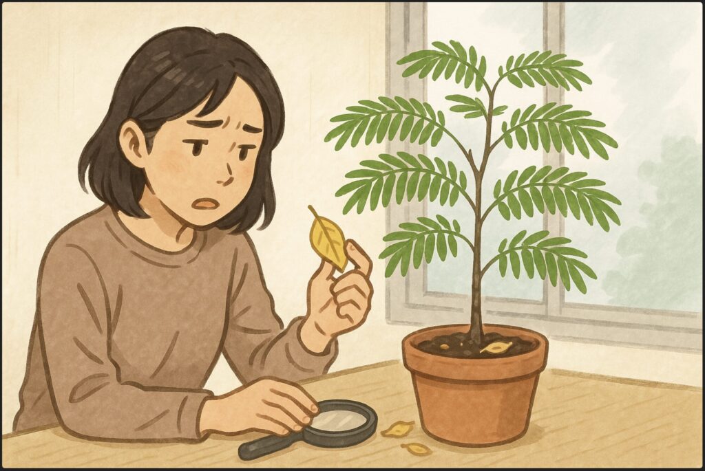 葉が落ちる主な原因と対策
