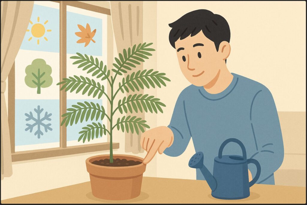 基本の水やり頻度と季節ごとの調整