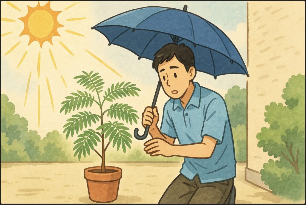 夏の強い日差しから守る方法