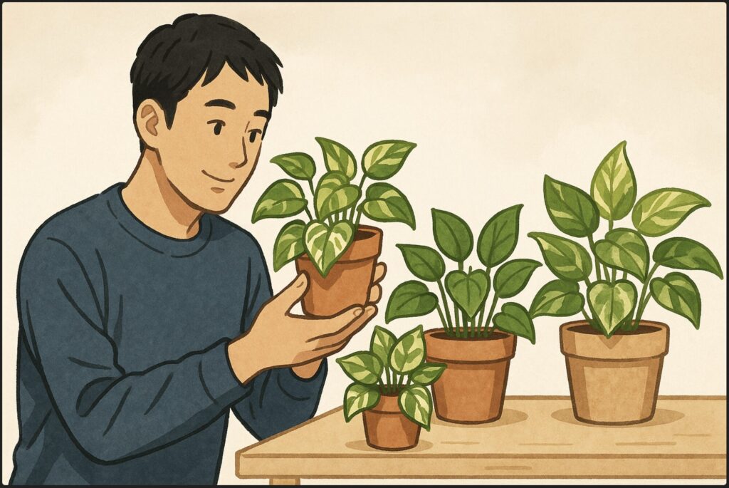 寄せ植えにぴったりのポトスの種類