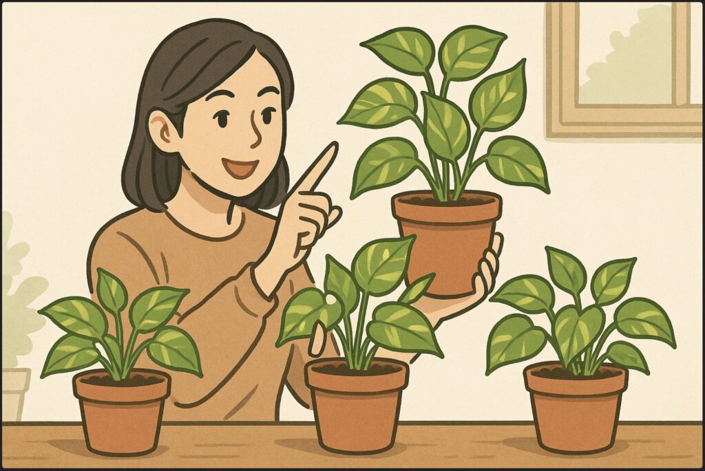 寄せ植えに使う元気な苗の選び方