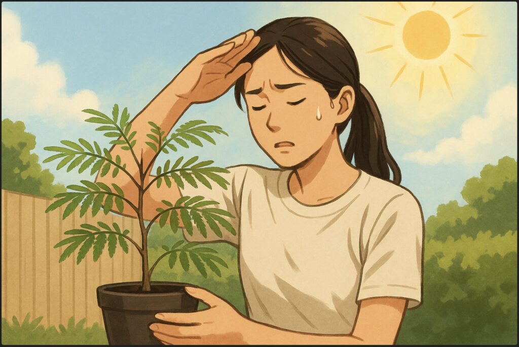 強い直射日光は避けるべき？