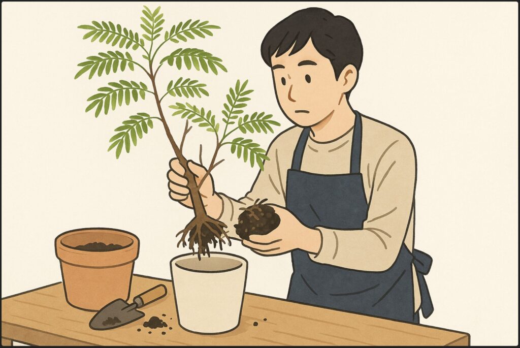 復活のための正しい植え替え手順