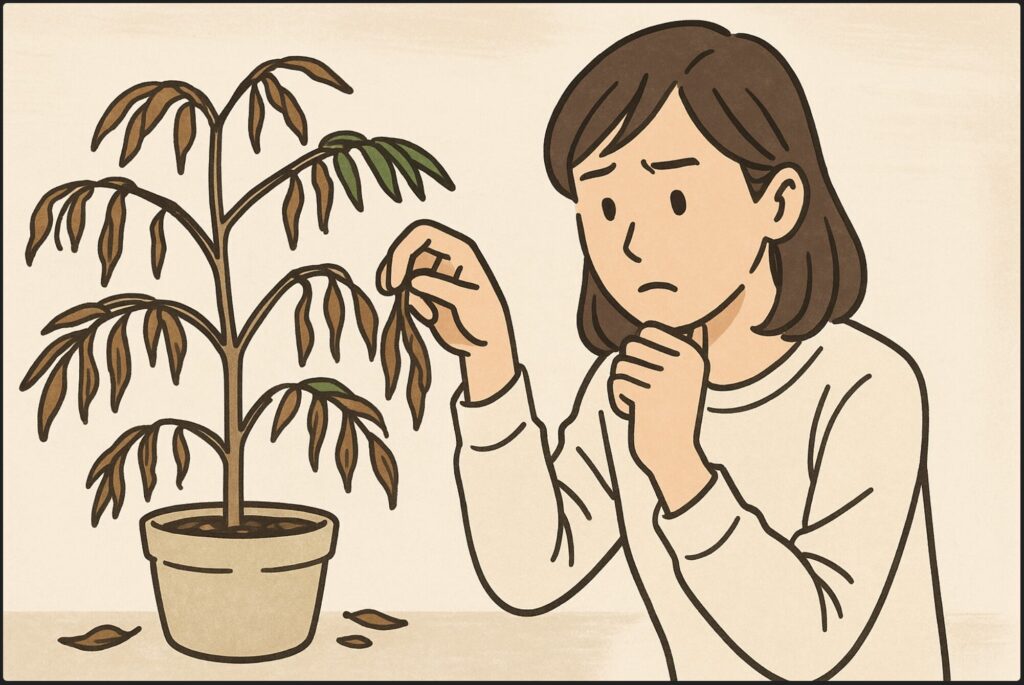 枯れたかどうかを見分けるポイント