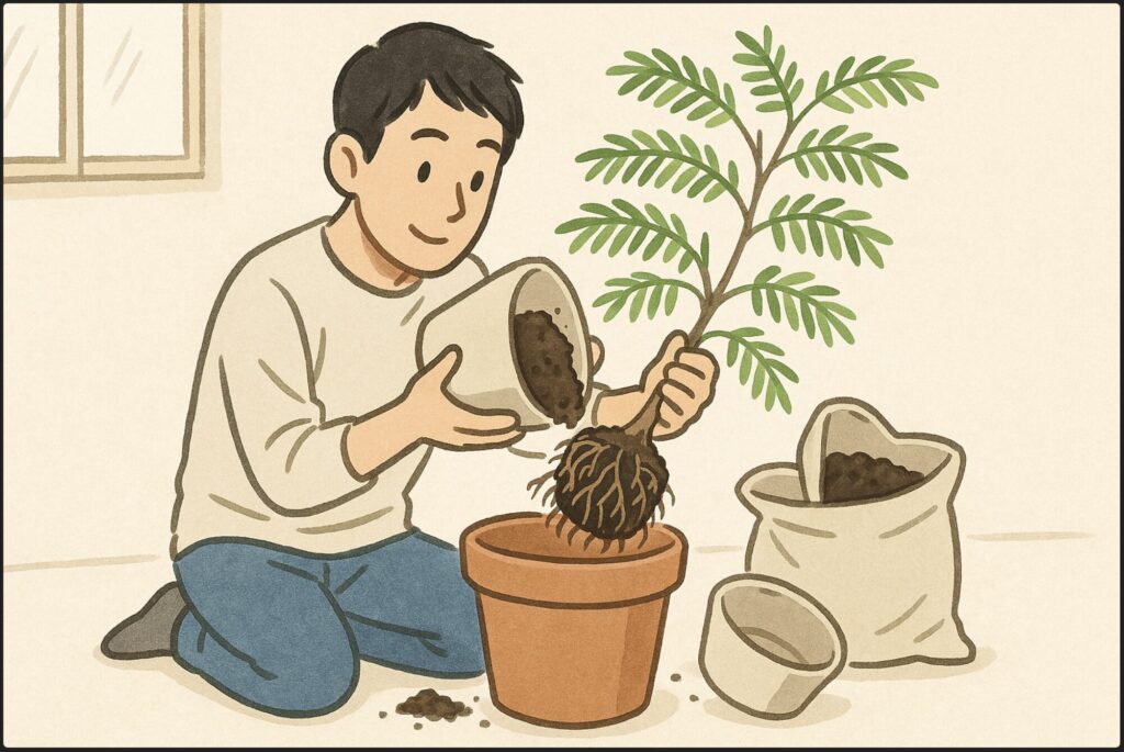 根詰まりを防ぐ植え替えタイミング