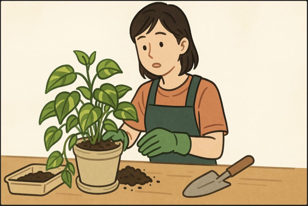 植え替え時の肌荒れ対策とコツ