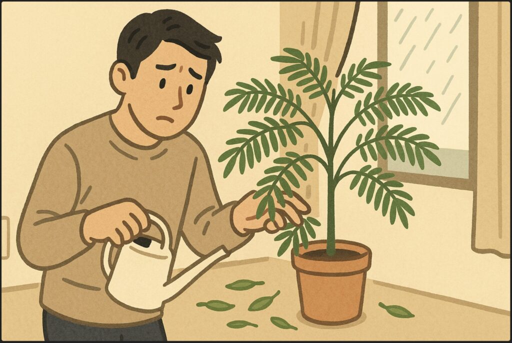 葉が落ちる原因とすぐできる対策