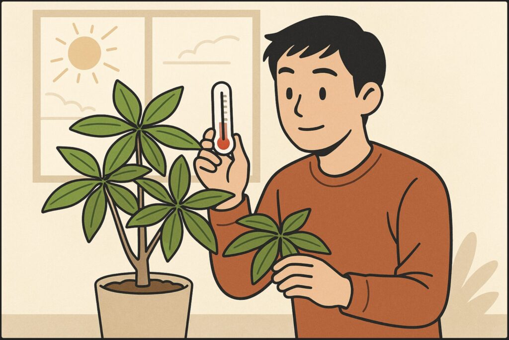 「夏の最高気温と葉焼け対策」