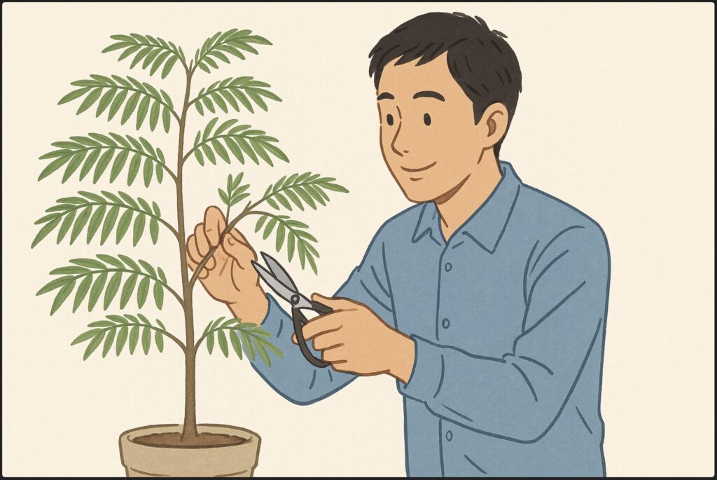 かっこいい形に整える仕立て方