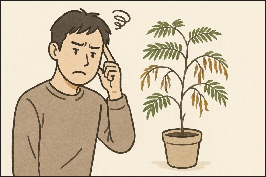 エバーフレッシュが枯れたときの復活法！原因と見分け方を解説！