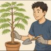 エバーフレッシュの幹を太くする育て方｜原因から実践法まで解説