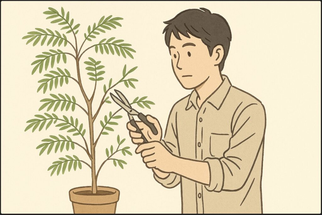 エバーフレッシュの樹形を整えるには？