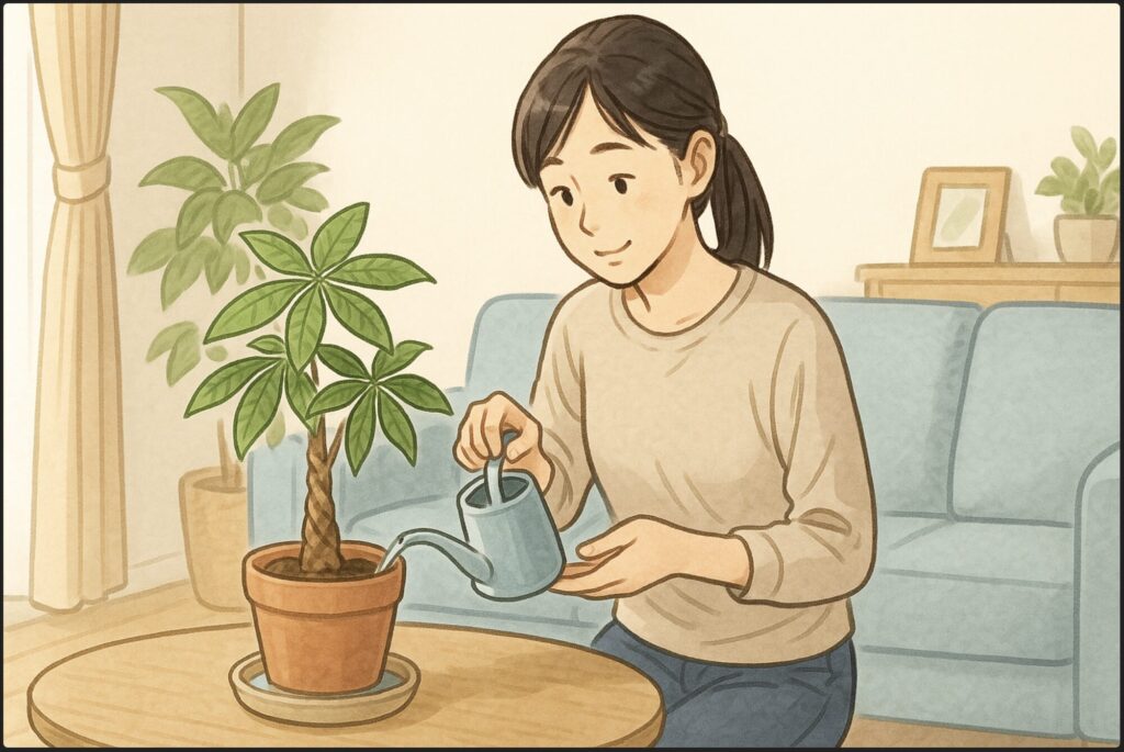 コンパクトに保つ水やりの頻度