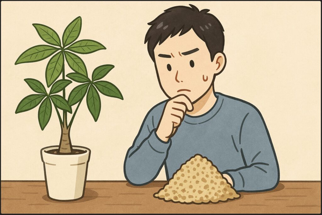 パキラの土に鹿沼土は使えるか解説