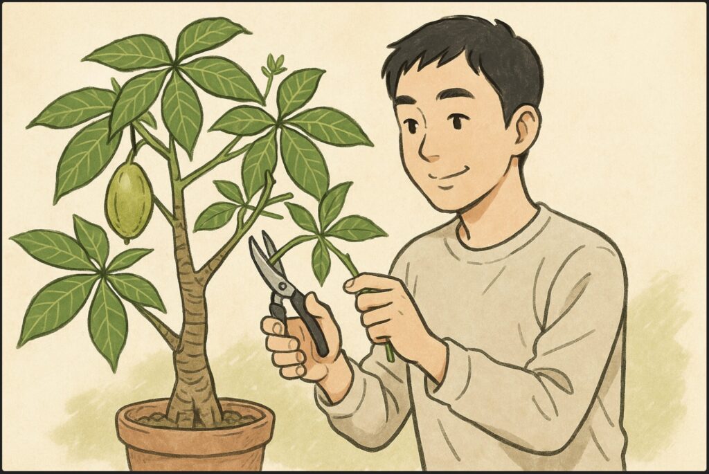 パキラの増やし方と剪定のコツ