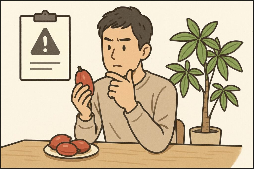パキラの実を食べる前に知るべき安全性
