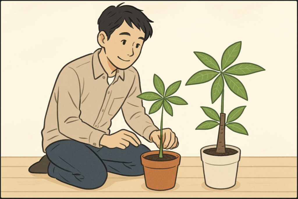 パキラの実生と挿し木の違いは？
