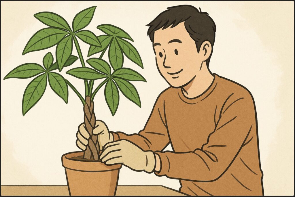 パキラの幹を太くする方法とは