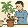 パキラの植え替え後にぐらぐらする原因は？初心者向けに対策を解説