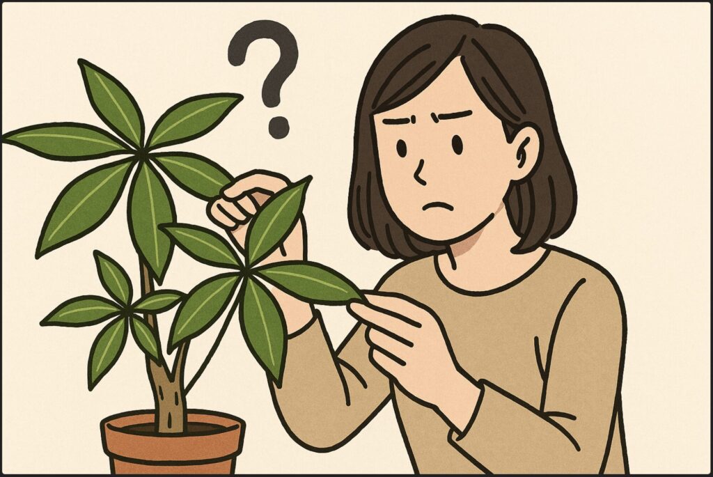 パキラの葉っぱは食用に向かない？