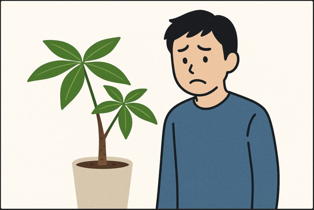 パキラの鉢底から根が出ていたらどうしますか？