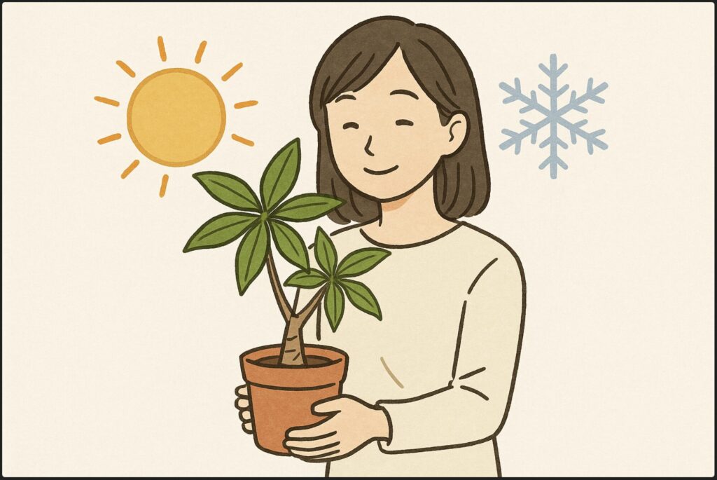 パキラは寒いと枯れますか？冬越しの基本」