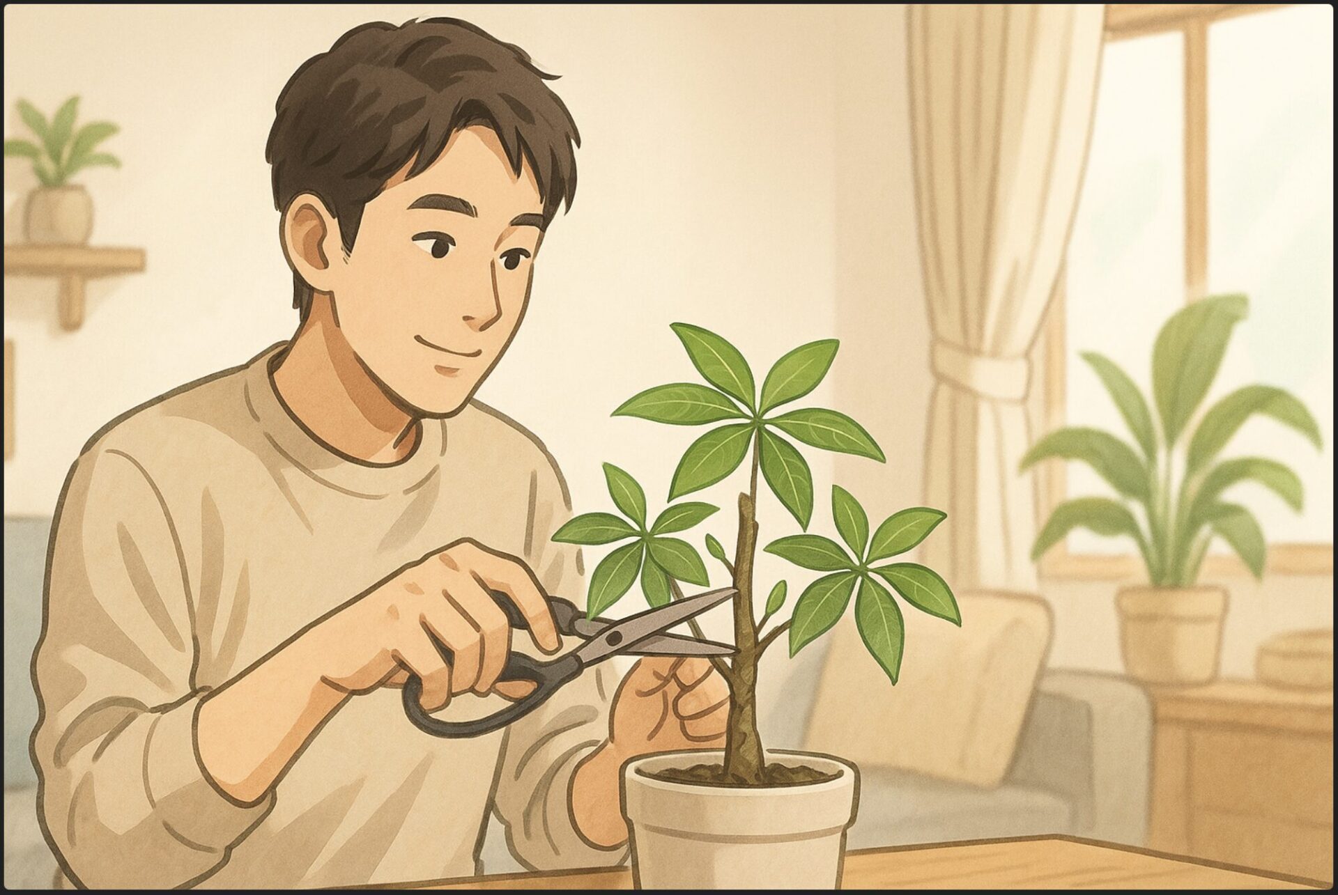 パキラを大きくしたくない！サイズ維持の育て方と剪定法とは？
