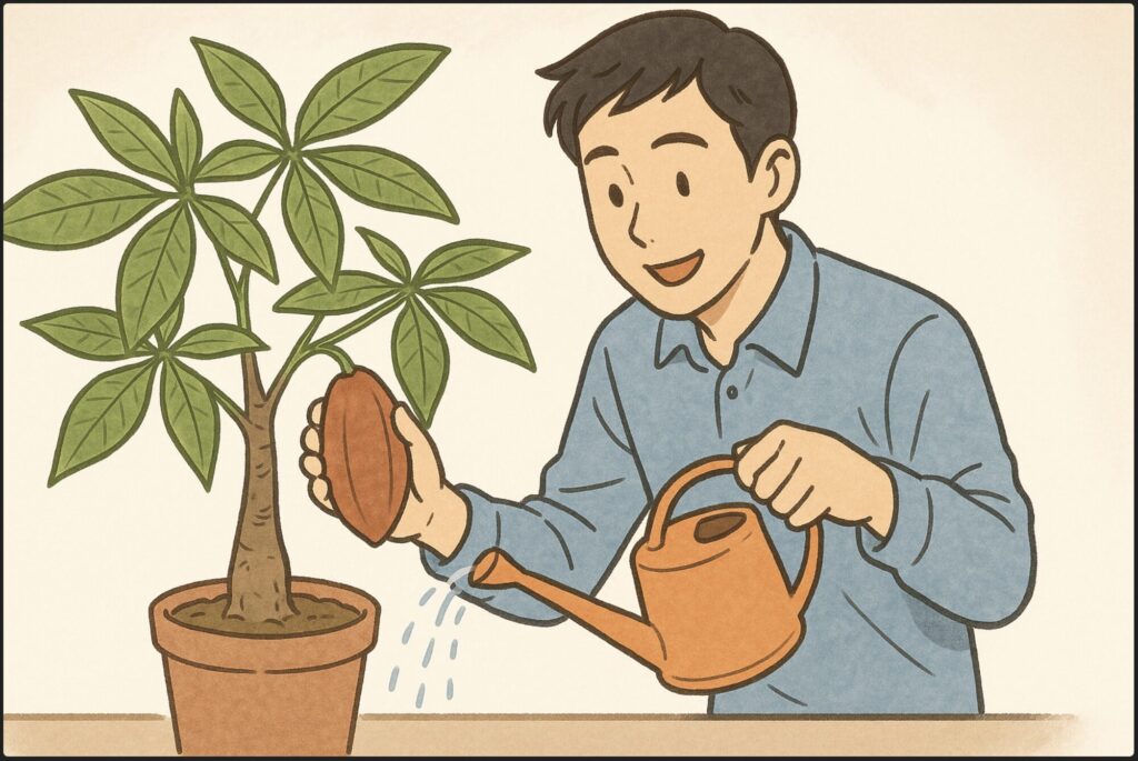 元気なパキラの実を食べるための育て方