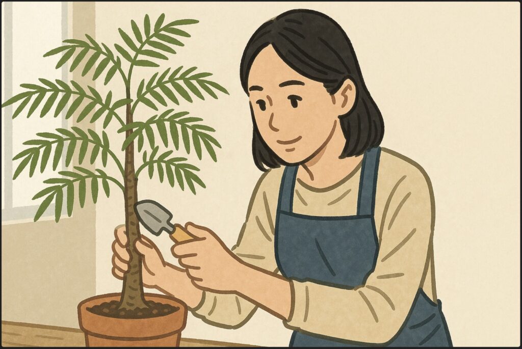 剪定で理想の幹を太くする方法