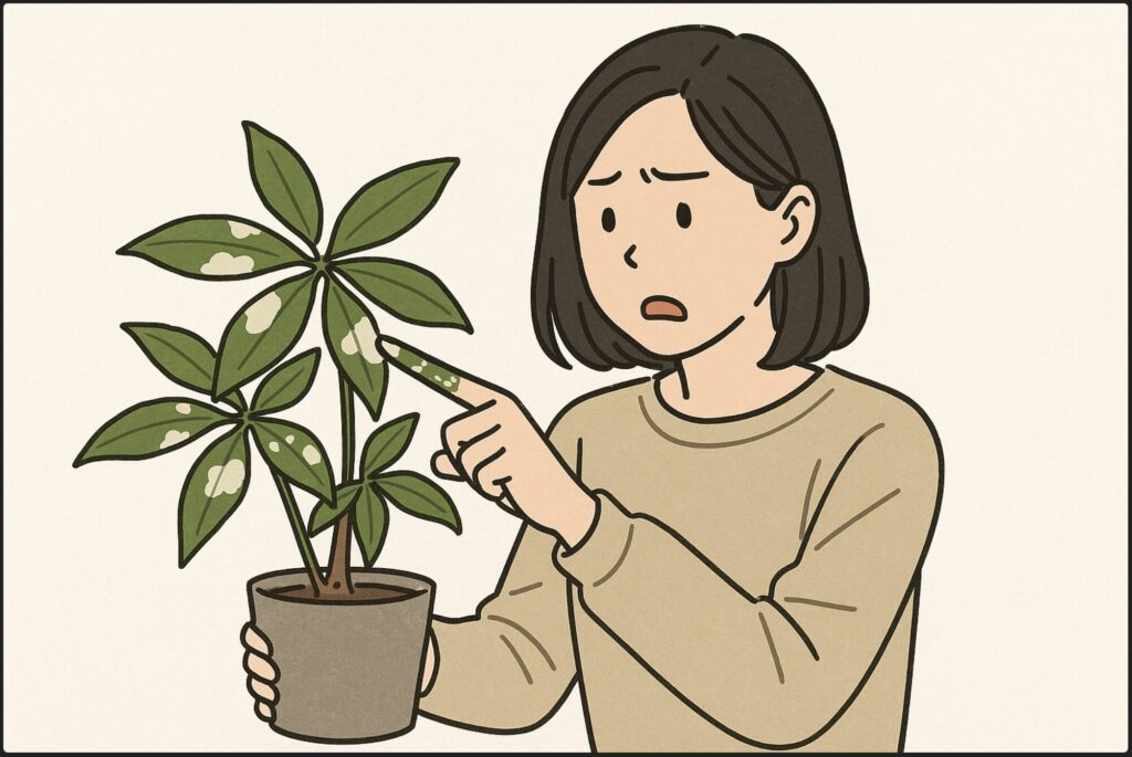 品種ミルキーウェイの斑点との違い
