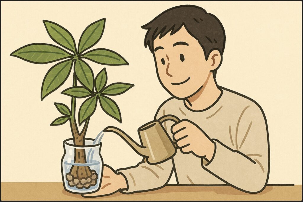 土を使わないパキラの育て方とは