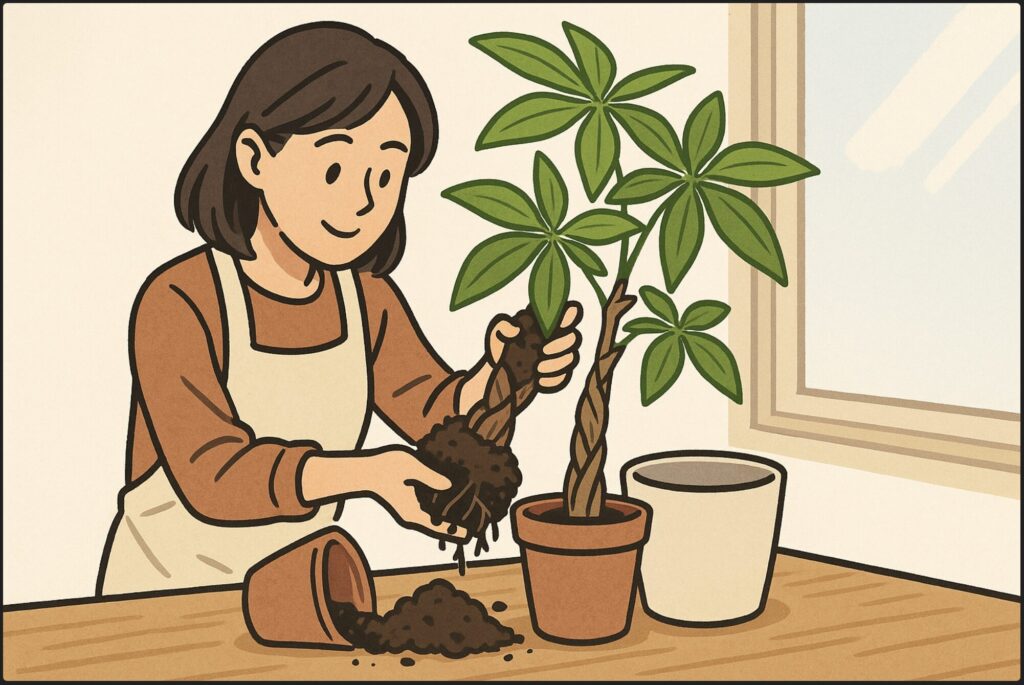 大きさを左右する植え替えの時期