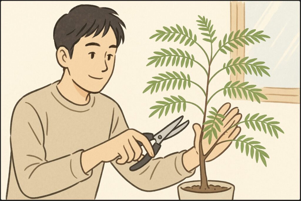太くするための剪定のコツ