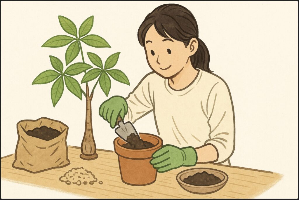 失敗しないパキラの土配合の基本