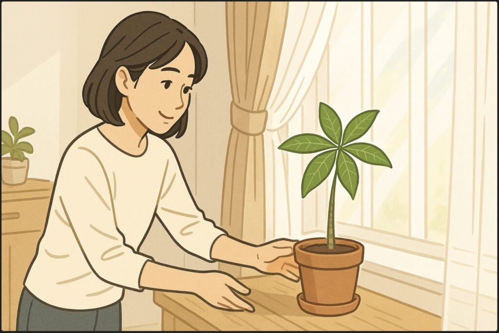 成長を左右する日当たりの調整方法