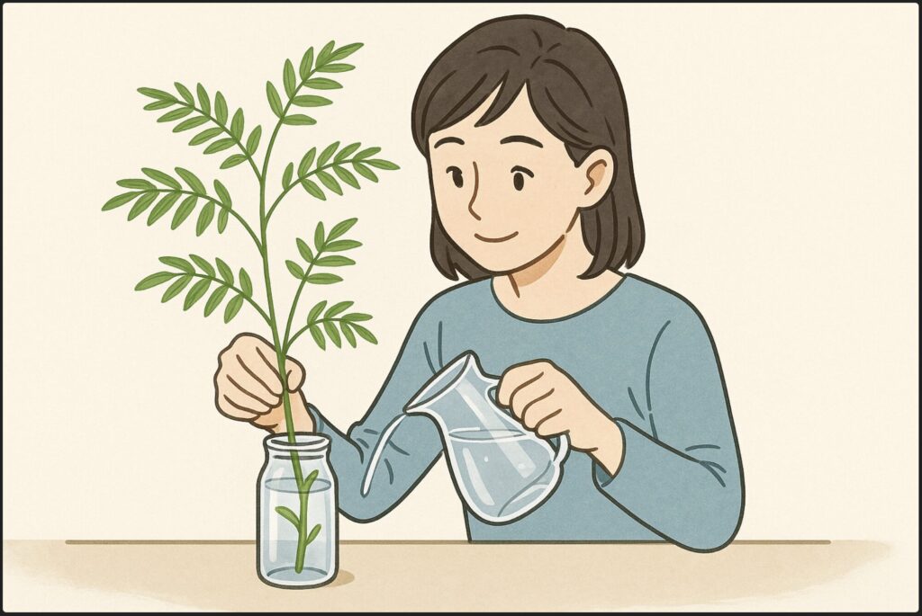 手軽に始められる水差しのやり方