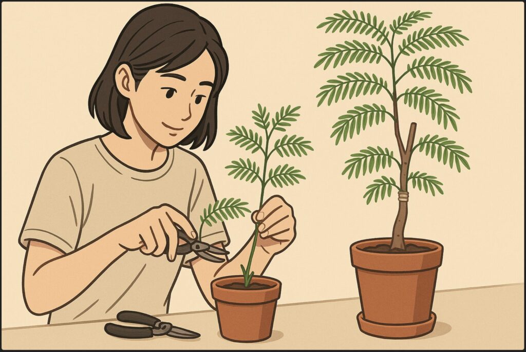 挿し木や添え木でさらに楽しむ