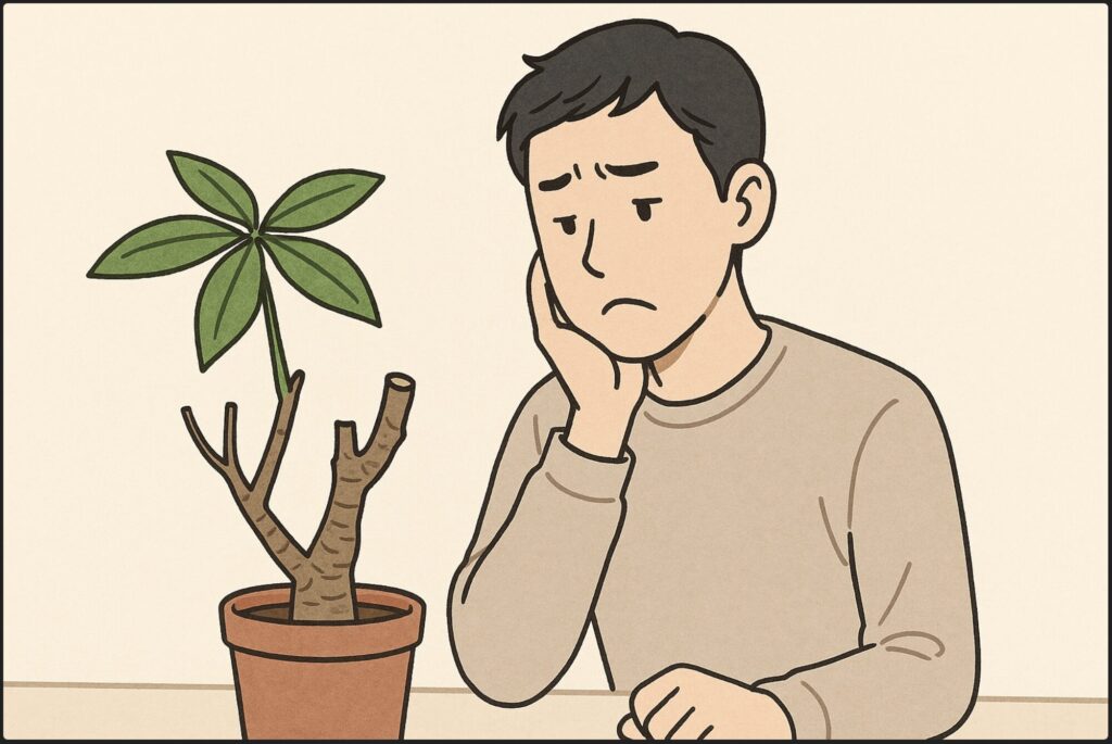 新芽が出ないのは成長点の位置が原因かも