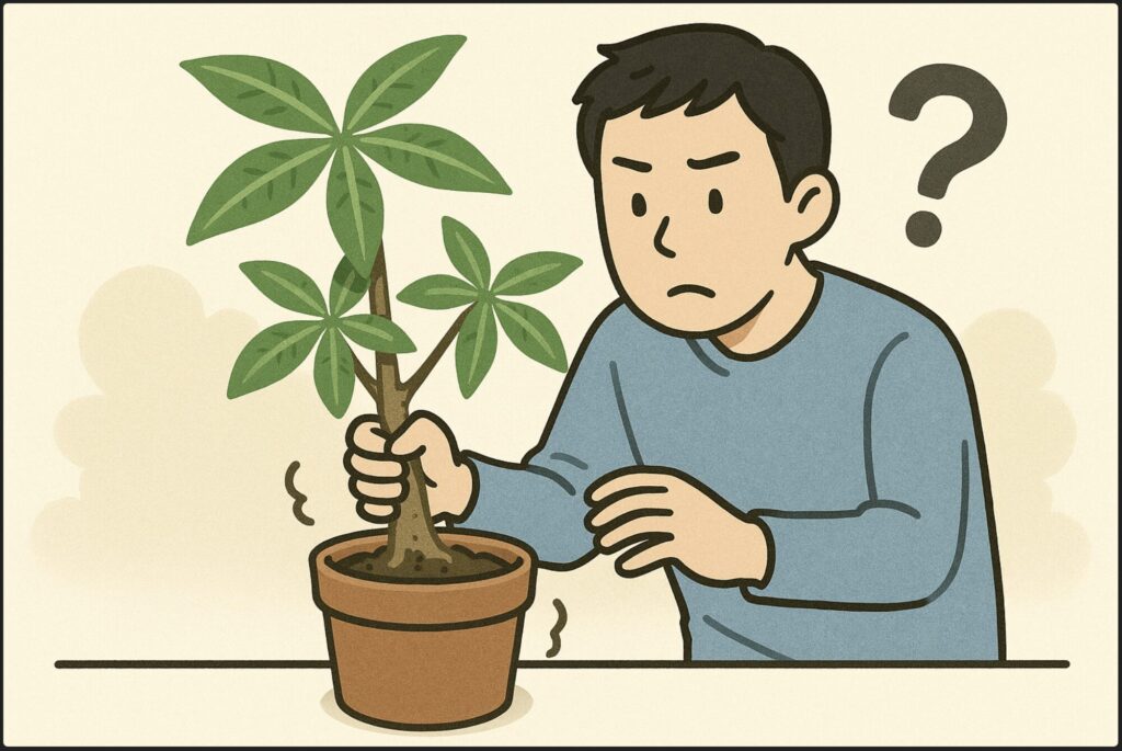 根元がぐらつく原因は植え替え方法かも