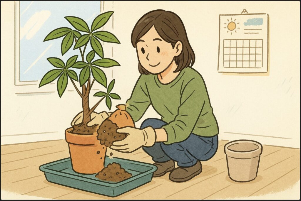 植え替え時期と手順の基本