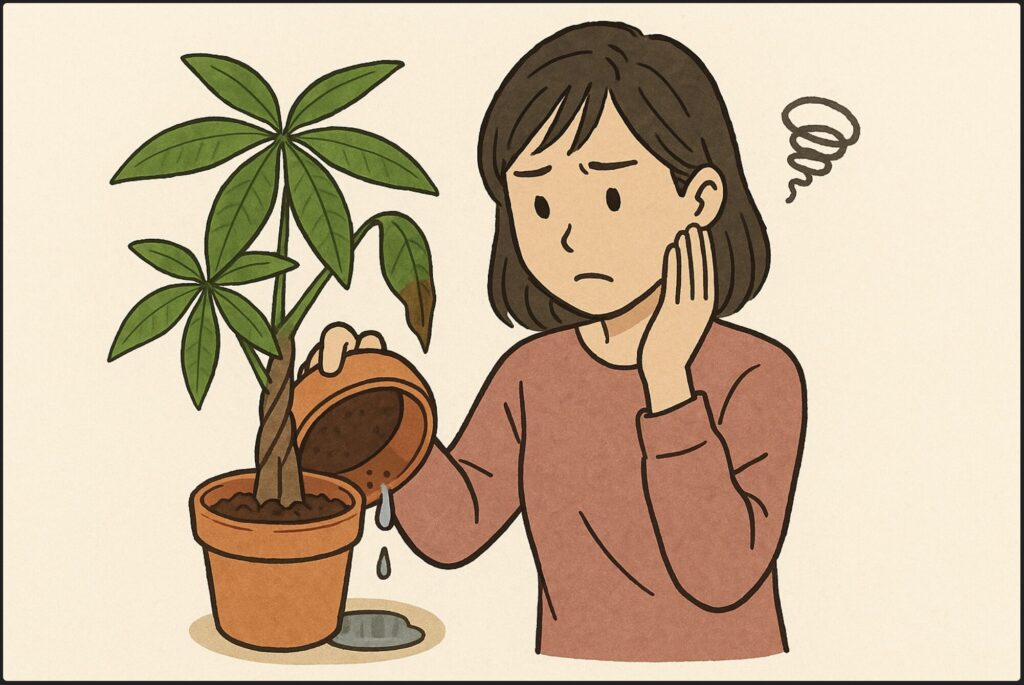 水のやりすぎによる根腐れのサイン