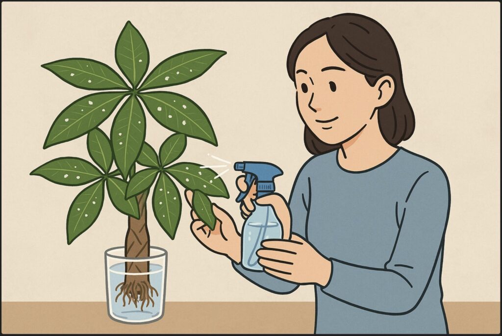 水耕栽培での白い斑点対策